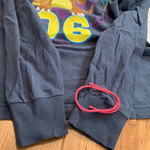 Vintage Charizard Long Sleeve Shirt #06 Who’s That Pokeman 1999 Nintendo - Picture 6 of 8